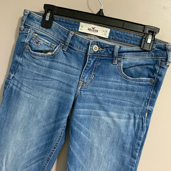 Hollister Jeans 7R W28 31L & Shirt M Necklace Set - Picture 7 of 10